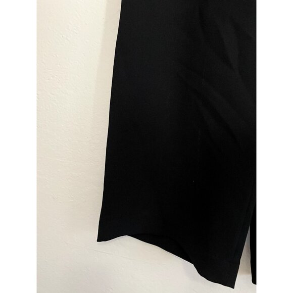 Talbots Woman's Black Wide Leg Trousers Size 16 Career Office Minimal Capsule - Picture 12 of 14